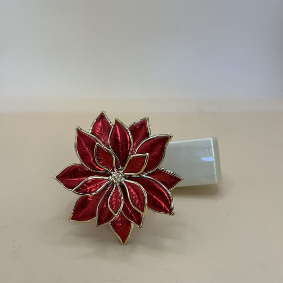 Bath & Body Works Wallflower Bundle Snowflake Bell Poinsettia Winter 5 Plugs - Picture 5 of 6